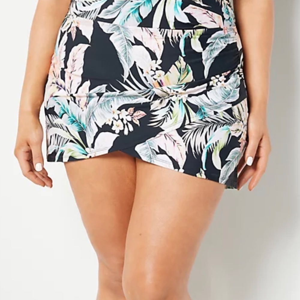 Jantzen Faux Wrap Swim Overskirt